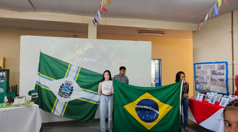 ESCOLA KOSUKE ENDO DE CUIABÁ PAULISTA PRESTA HOMENAGEM AOS 70 ANOS DE FUNDAÇÃO DO DISTRITO